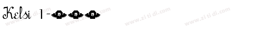 Kelsi 1字体转换